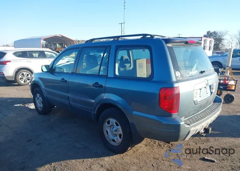 2005 Honda Pilot Lx from USA, damaged, VIN 2HKYF18185H551226